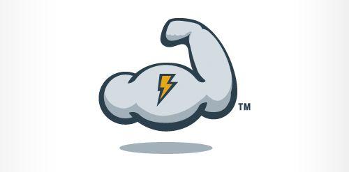 Muscle Logo - Muscle Cloud Computing | LogoMoose - Logo Inspiration