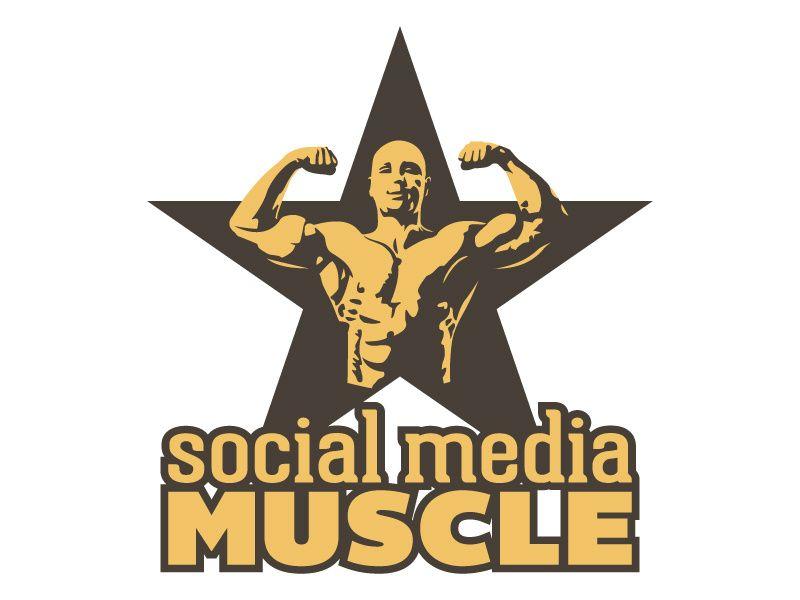 Muscle Logo - Social Media Muscle Logo by Tony Jankowski on Dribbble