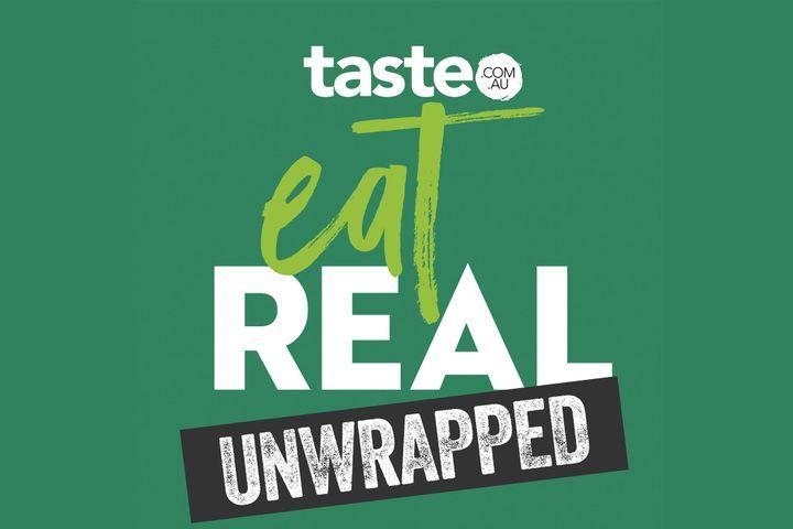 Taste.com.au Logo - Eat Real Unwrapped podcast