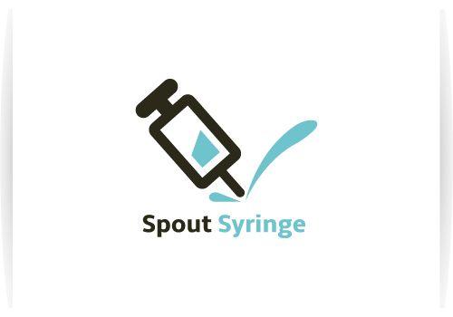 Syringe Logo - Spout Syringe Logo – GRAPHICGO