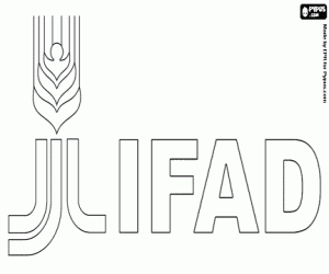 IFAD Logo - Logo of IFAD coloring page printable game
