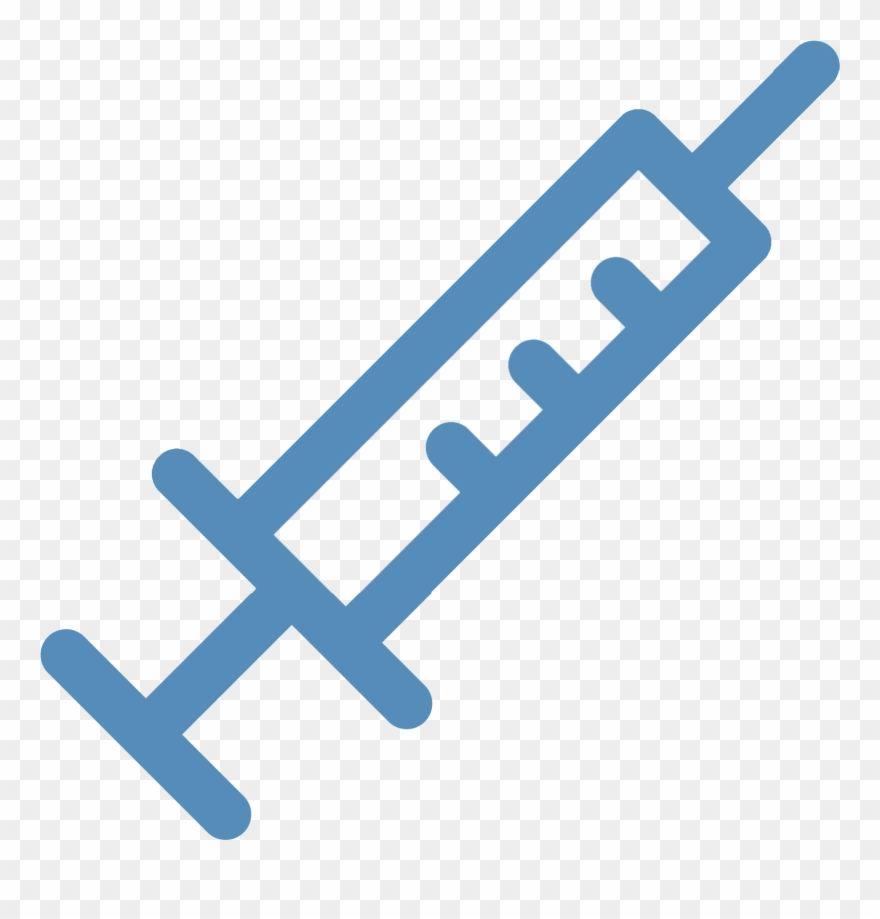 Syringe Logo - Syringe Hypodermic Needle Clip Art Blue Transprent - Logo Kim Tiêm ...