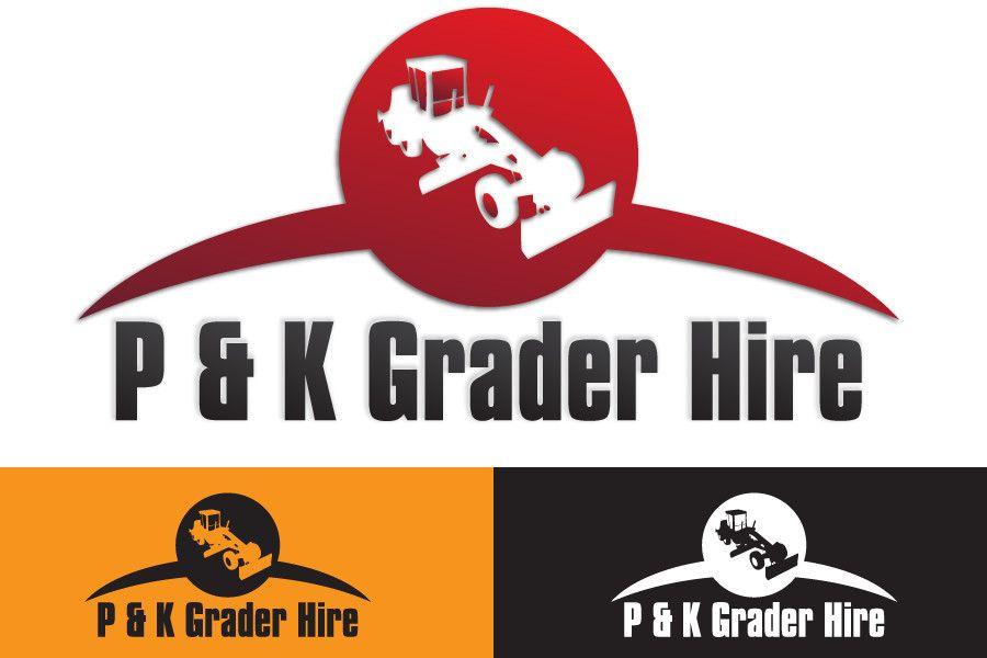 Grader Logo - Entry #7 by zedworks for Logo Design for P & K Grader Hire | Freelancer