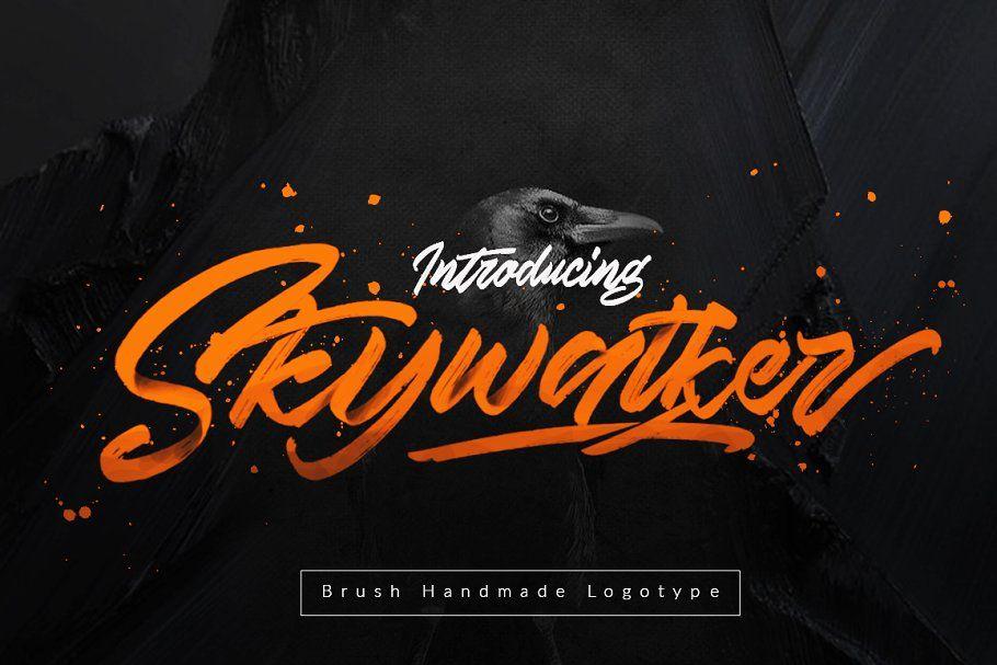 Skywalker Logo - Skywalker Logotype 25% OFF (UPDATE) ~ Script Fonts ~ Creative Market