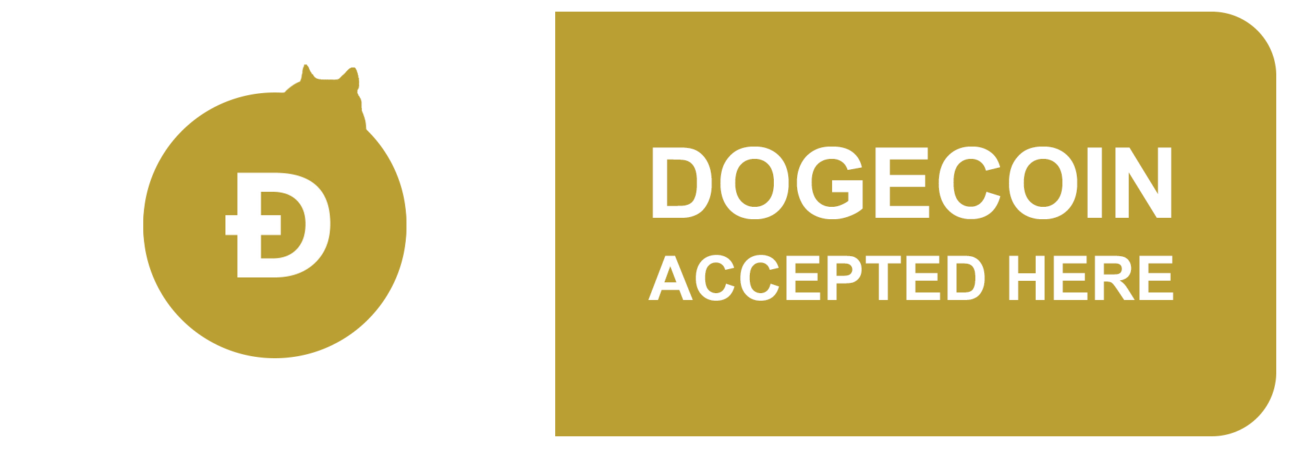 Dogecoin Logo - Updated: Dogecoin Accepted Here SIGN LOGO! : dogecoin