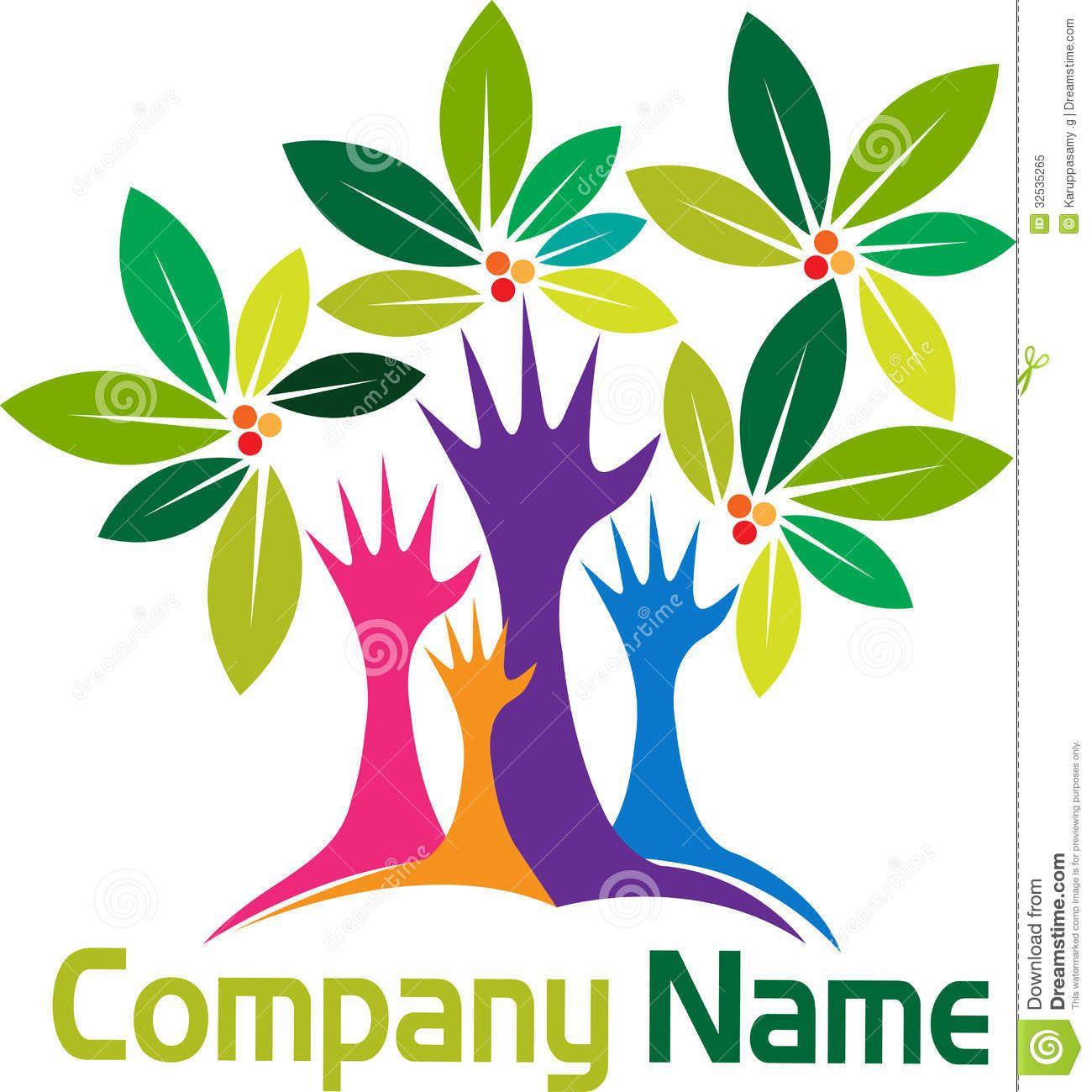 Non-Copyrighted Logo - Non Copyrighted Drawings. Illustration Art Of A Hands Tree Logo