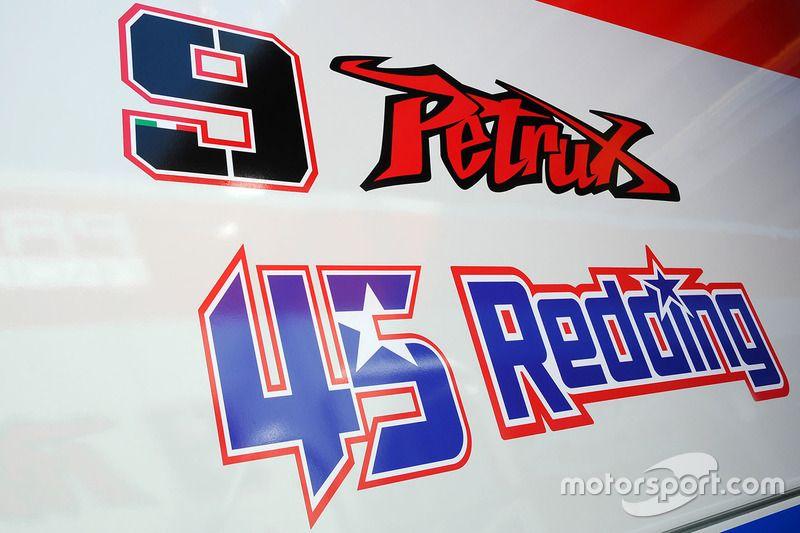 Petrucci Logo - Scott Redding, Danilo Petrucci, Pramac Racing logo at Italian GP