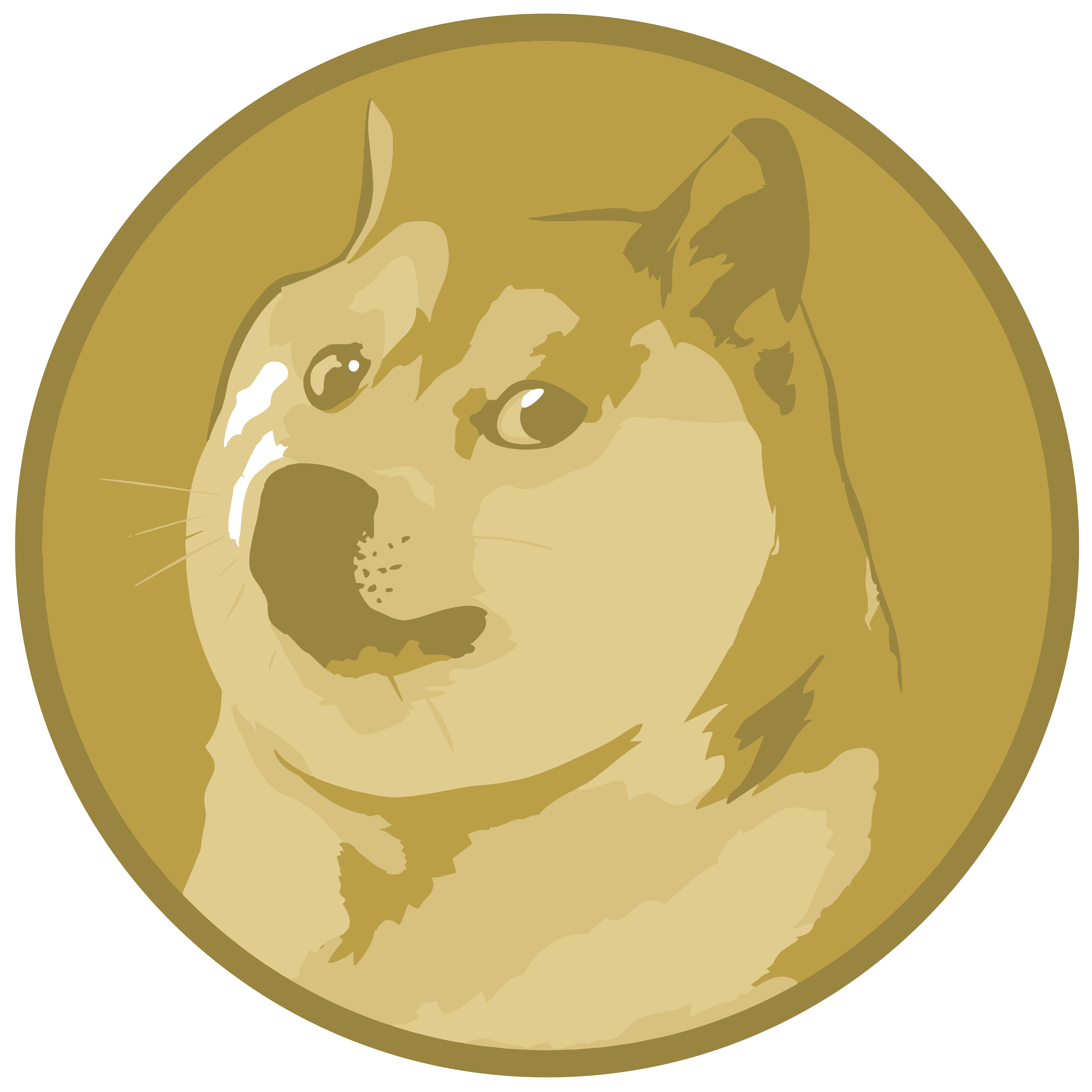 Dogecoin Logo - Update) Dogecoin transparent PNG archive needs your help shibes ...