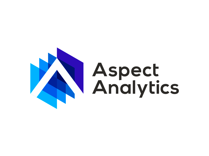 Aspect Logo - Aspect Analytics, logo design for biomedical IT tools