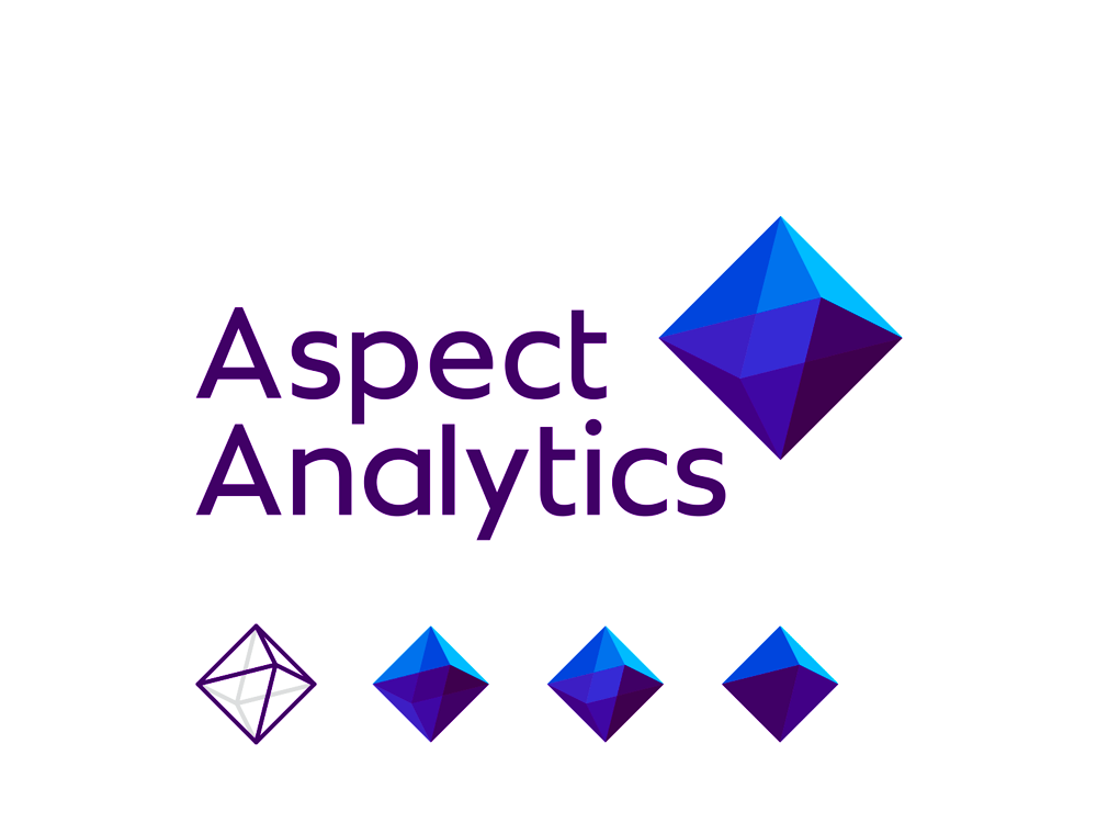 Aspect Logo - Aspect Analytics, logo design for 3D spectral imagery tools by Alex ...