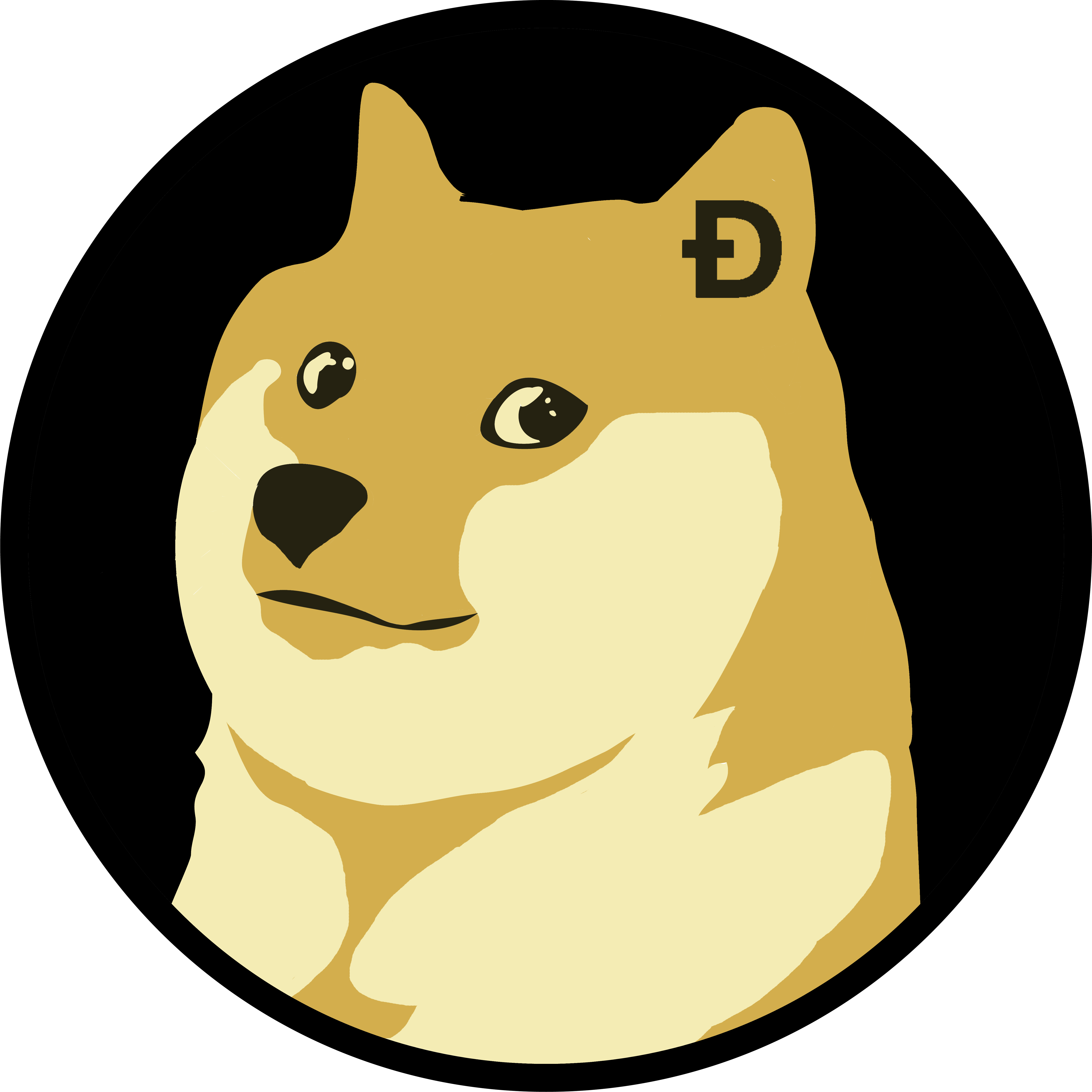 Dogecoin Logo - I've Simplified the logo so it's much easier to print and reproduce ...