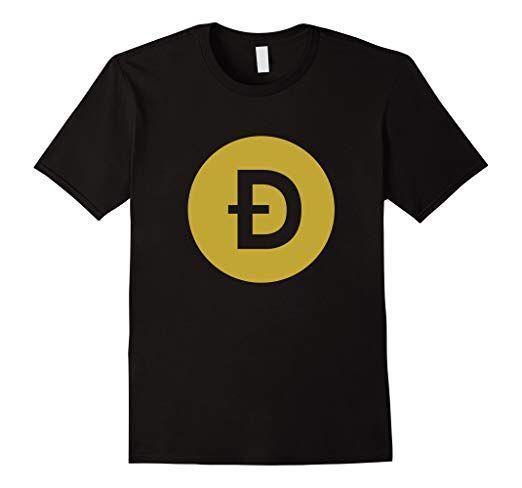 Dogecoin Logo - Amazon.com: Dogecoin Logo Shirt - Cryptocurrency DOGE: Clothing