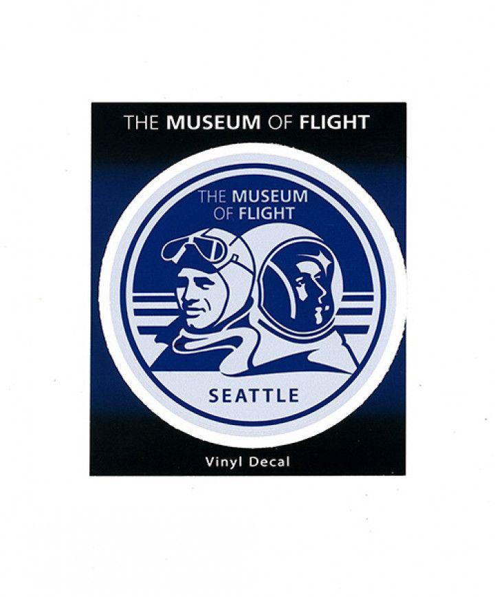 Astrounaut Logo - Aviator & Astronaut 3.5 Museum Logo Sticker