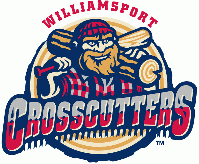 Crosscutters Logo - Williamsport Crosscutters Primary Logo - New York-Penn League (NYPL ...