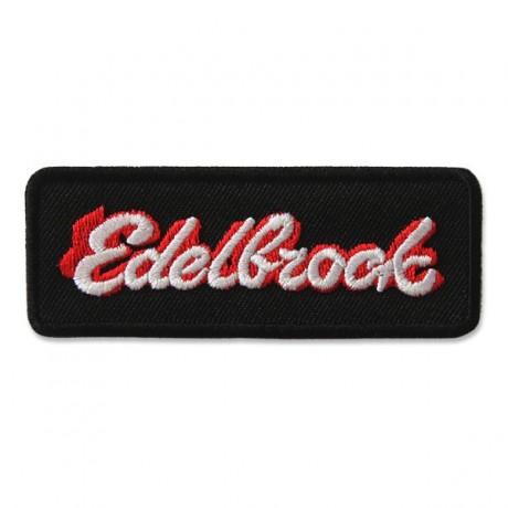 Edelbrock Logo - EDELBROCK CARB CARBURETORS EMBROIDERY EMBROIDERED IRON ON PATCH