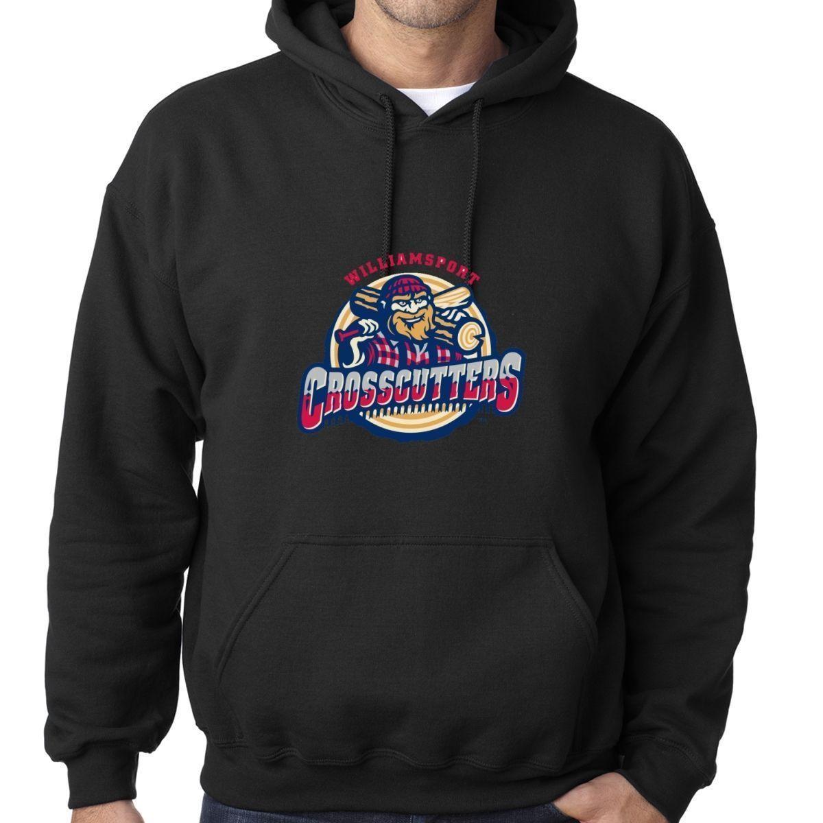 Crosscutters Logo - Williamsport Crosscutters Logo Hoodie Sweatshirt