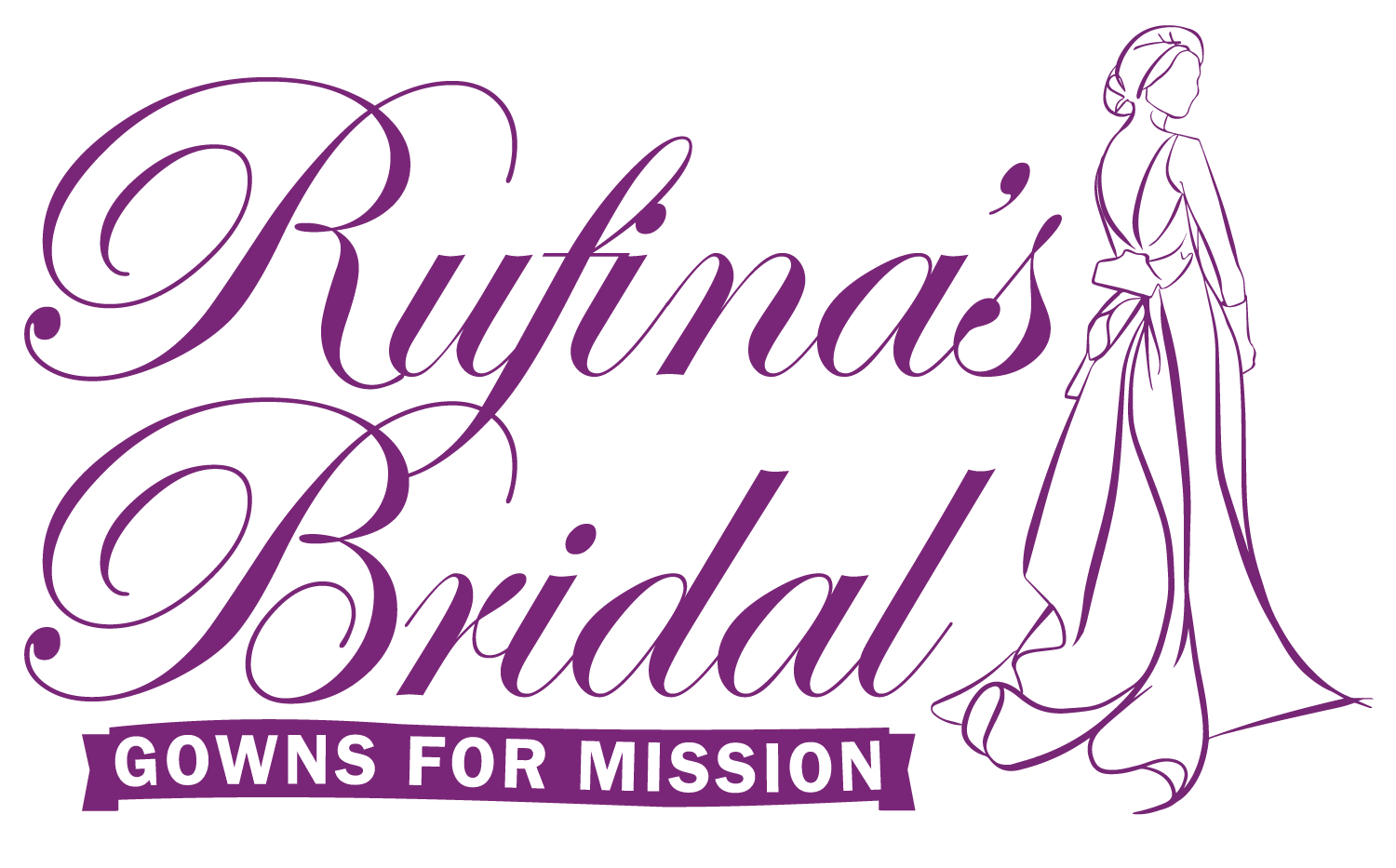 Alterations Logo - Rufina's Bridal. Gowns For Mission. Gown Alterations & Repair