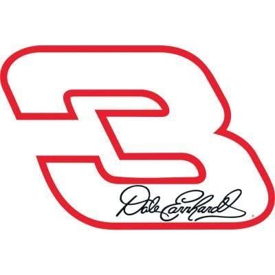 Earnhardt Logo - 34 in. x 23 in. Dale Earnhardt Sr. 3- Logo Wall Decal