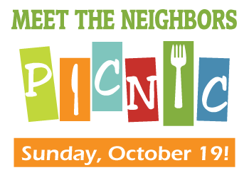 Picnic Logo - Meet the Neighbors Picnic - Threads Church