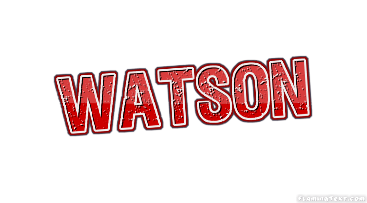 Watson Logo - Watson Logo. Free Name Design Tool from Flaming Text