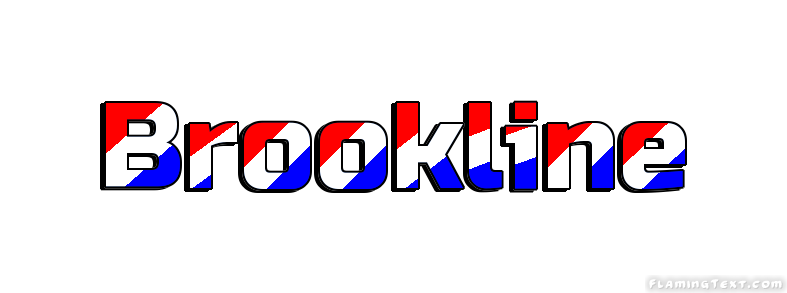 Brookline Logo - United States of America Logo | Free Logo Design Tool from Flaming Text