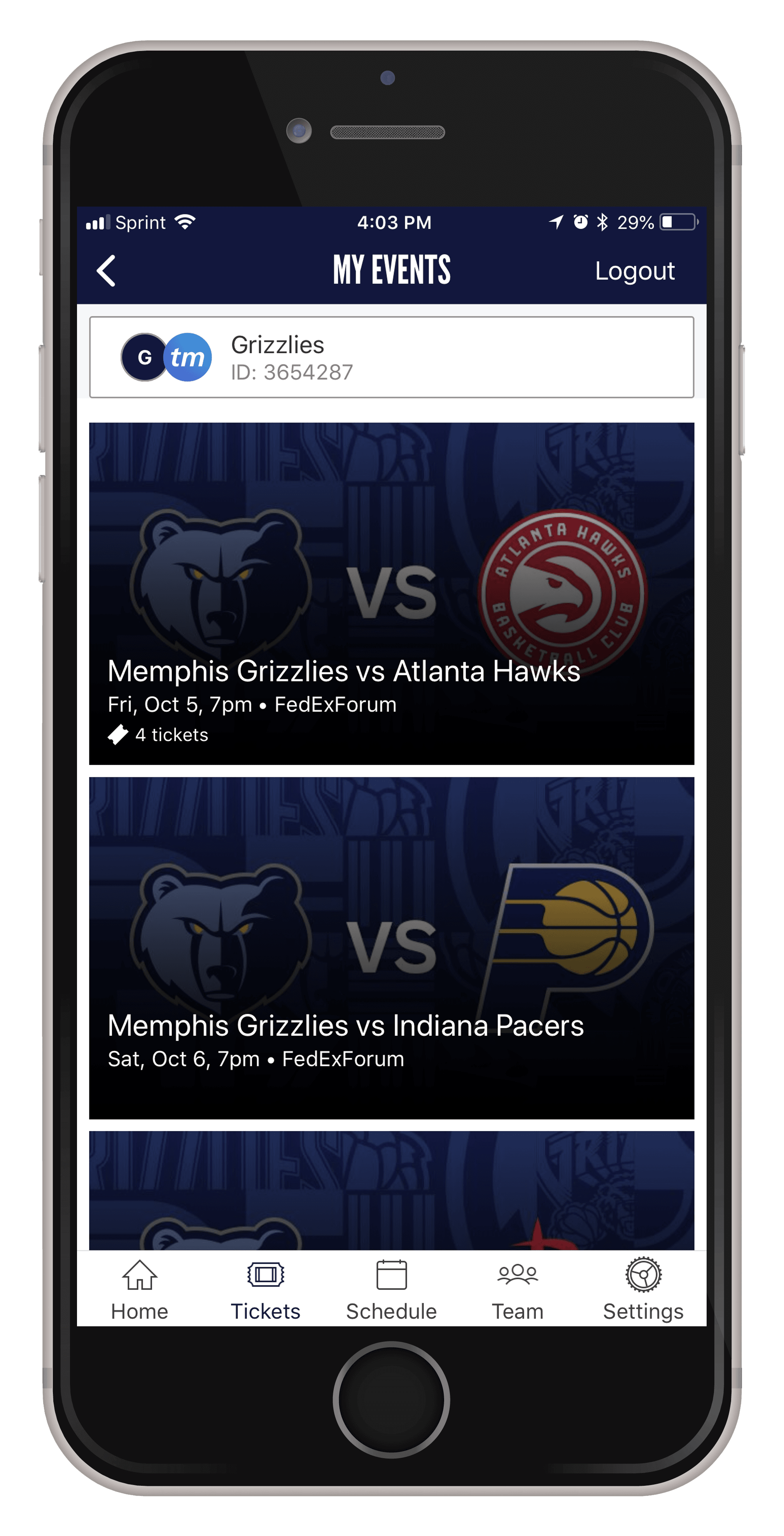 FedExForum Logo - Mobile Tickets | Memphis Grizzlies