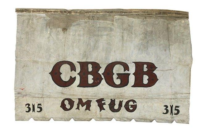 CBGB Logo - A Look Behind the History of the CBGB Awning | Books & Manuscripts ...