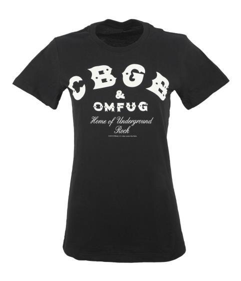 CBGB Logo - Details about Licensed CBGB Rock Band T-Shirt Womens Crew Neck Black With  Logo