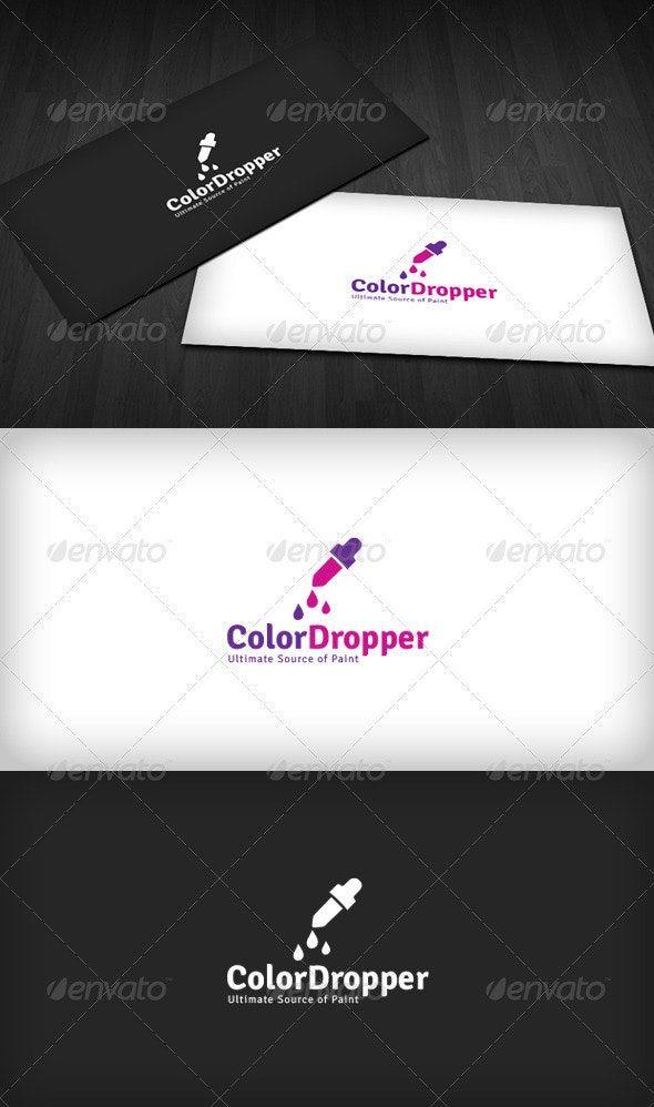 Dropper Logo - Color Dropper Logo