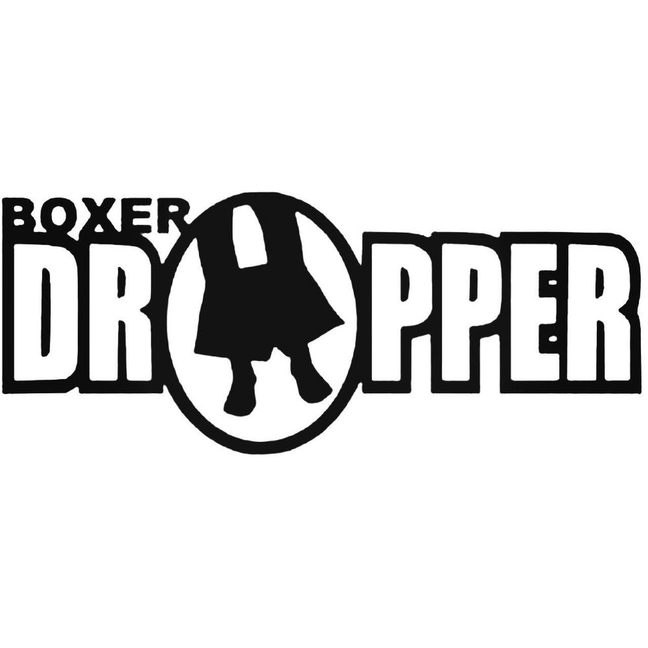 Dropper Logo - Boxer Dropper 2 Decal Sticker