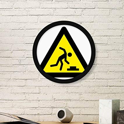 Stumble Logo - Amazon.com: DIYthinker Warning Symbol Yellow Black Stumble Triangle ...