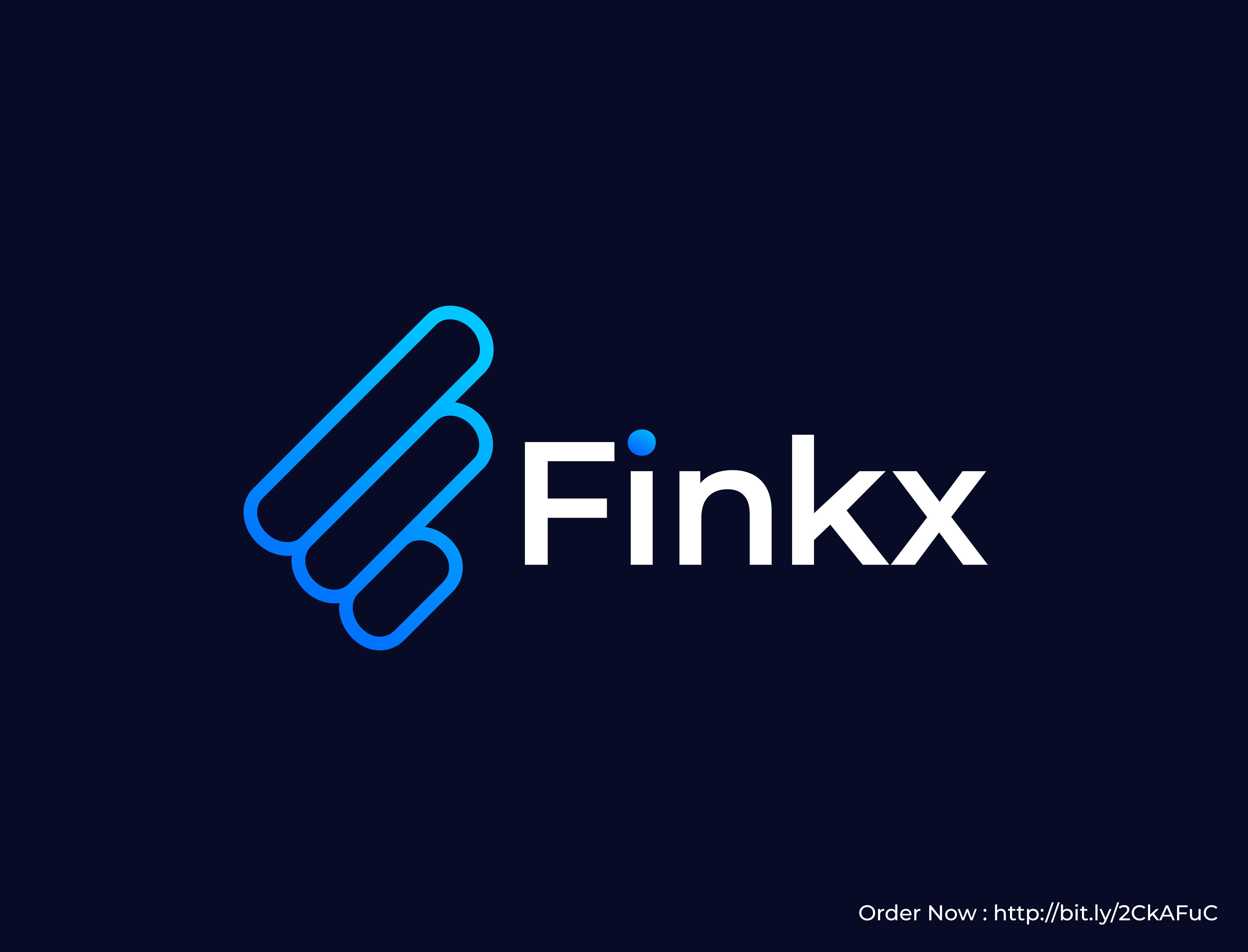 Plz Logo - Logo design for Finkx. I use F initial to making this logo. Any ...