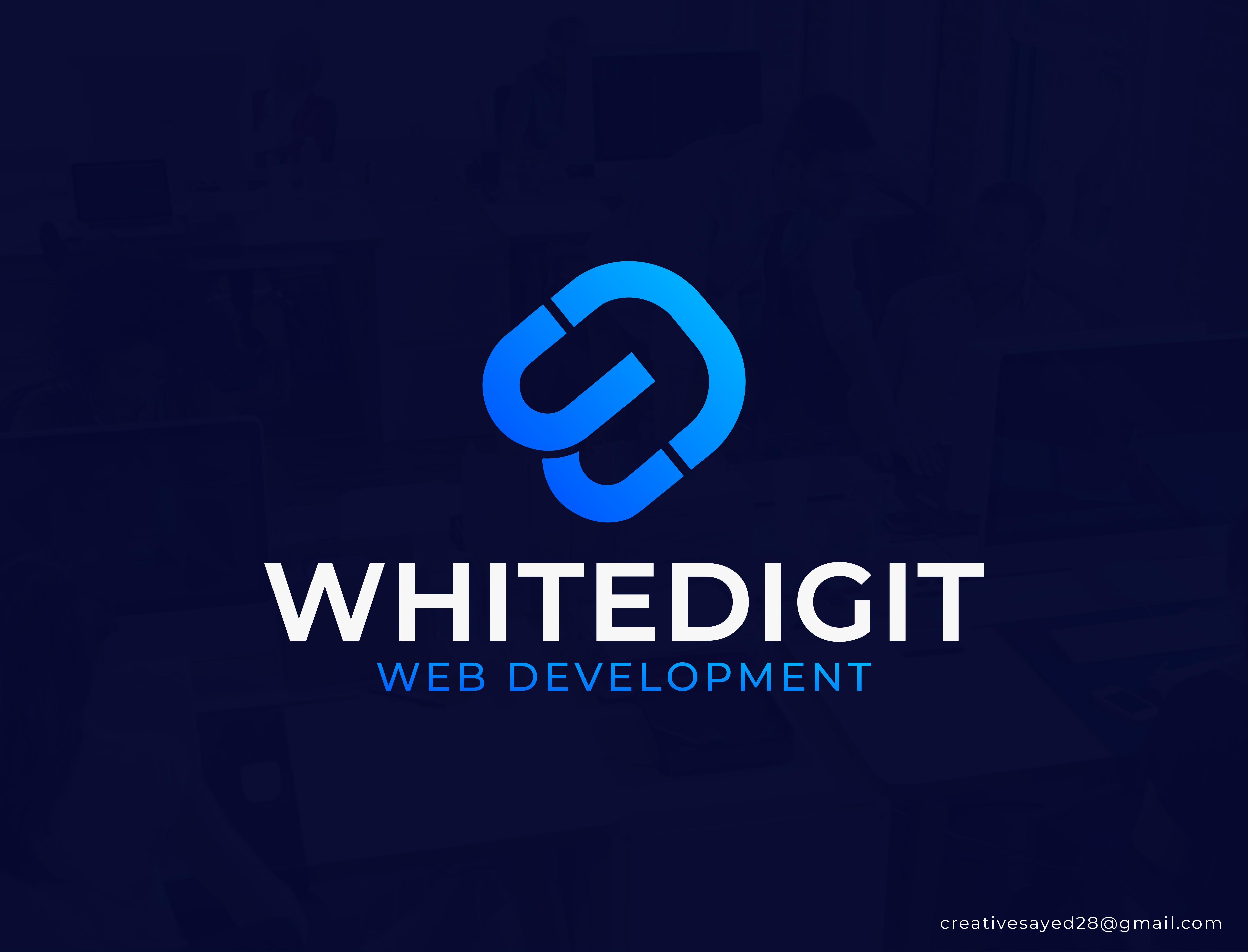 Plz Logo - Logo design for WhiteDigit company. I use WD initial to making this ...