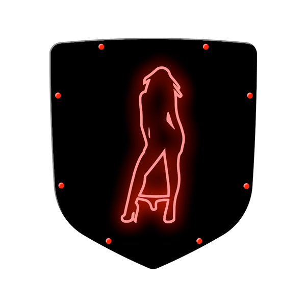 Dropper Logo - Illuminated Panty Dropper Tailgate/Grille Emblem