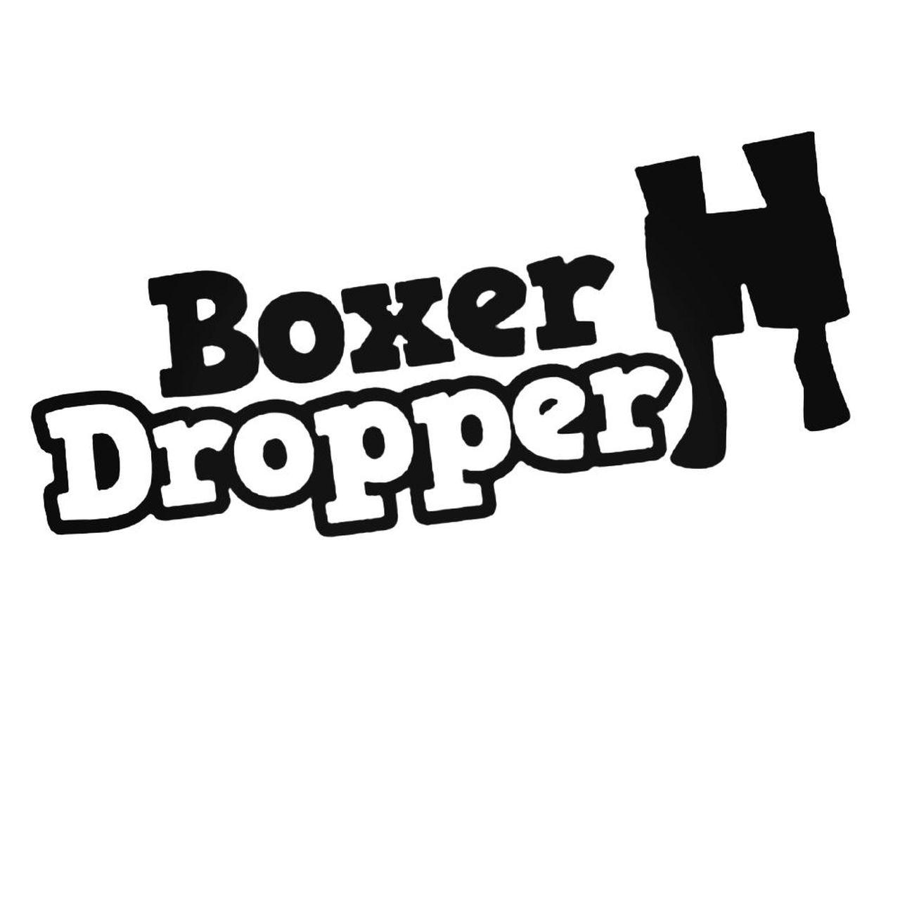 Dropper Logo - Boxer Dropper 1 Decal Sticker