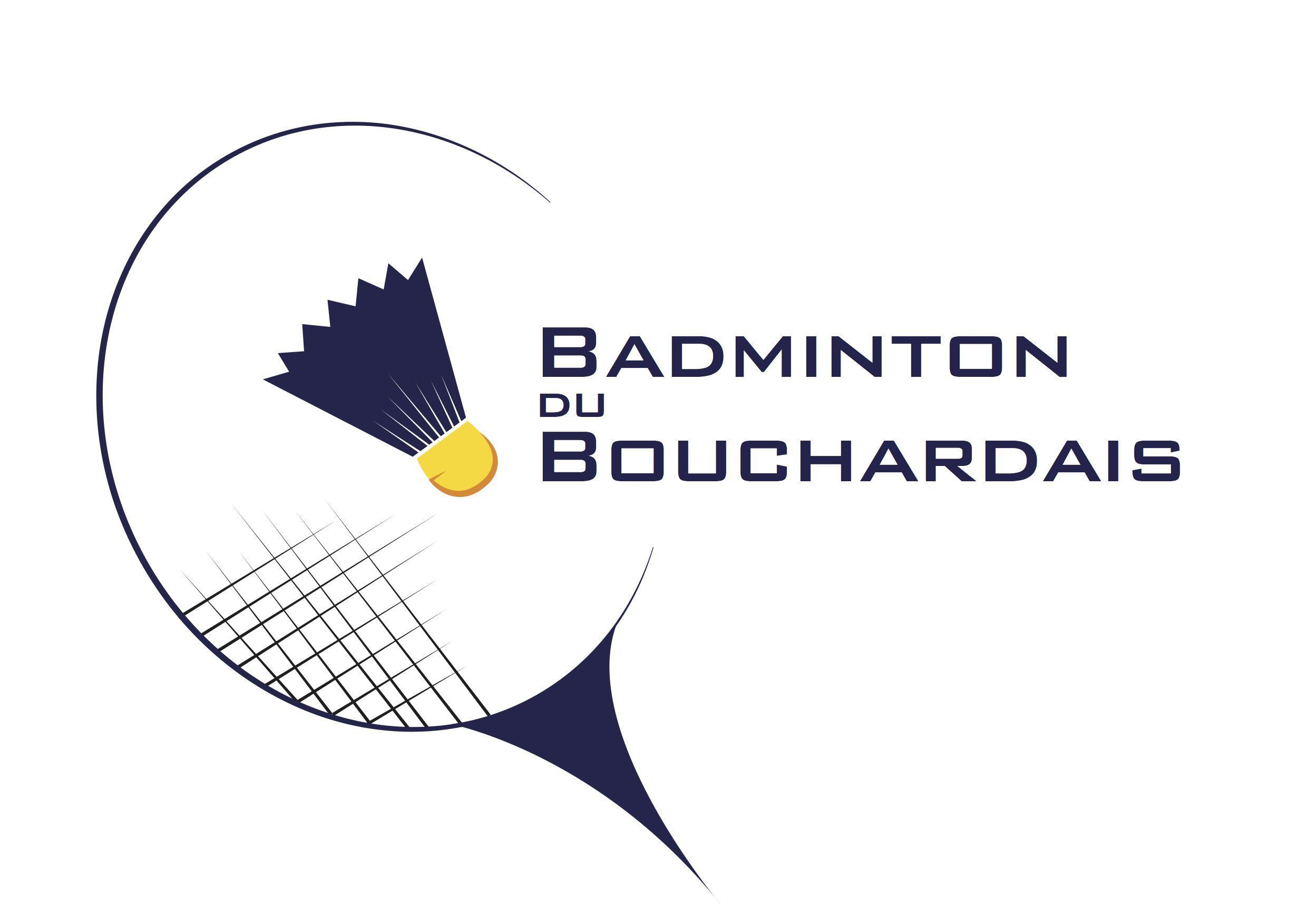 Badminton Logo - BADMINTON DU BOUCHARDAIS Création de logo pour le club sportif
