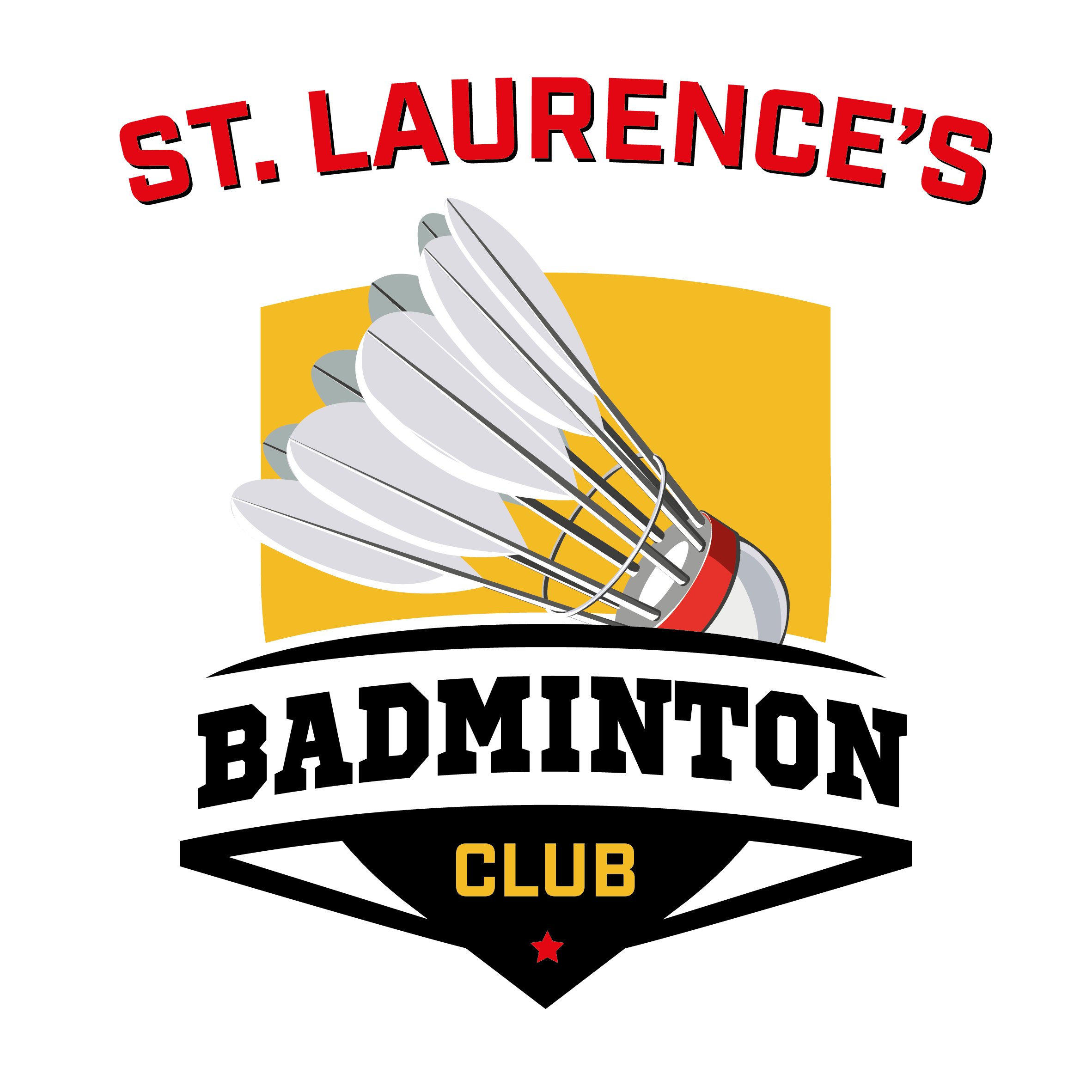 Badminton Logo - St. Laurence's Badminton Club Logo.png