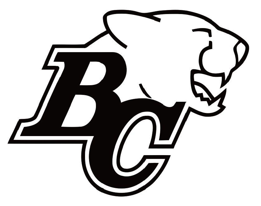 BC Logo - cfl001 BC Lions Head BC Logo Die Cut Vinyl Graphic Decal Sticker Football