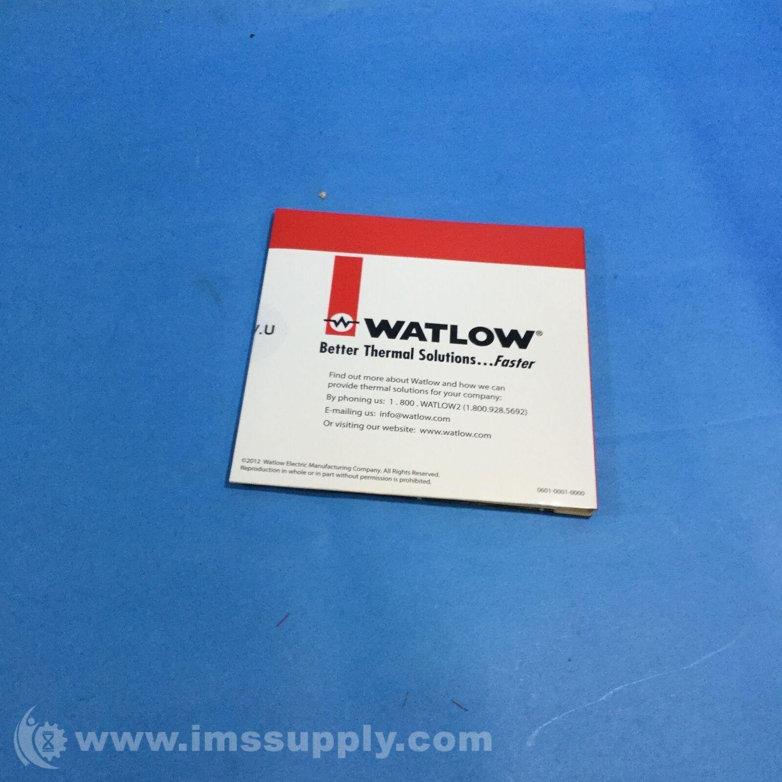 Watlow Logo - Watlow Controller Support Tools 0601-0001-0000 Revision D2