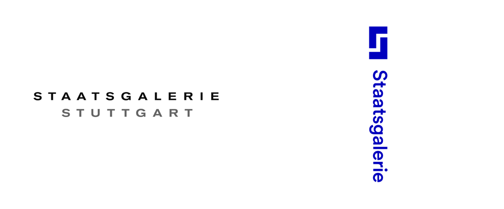 Stuttgart Logo - Brand New: New Logo and Identity for Staatsgalerie Stuttgart