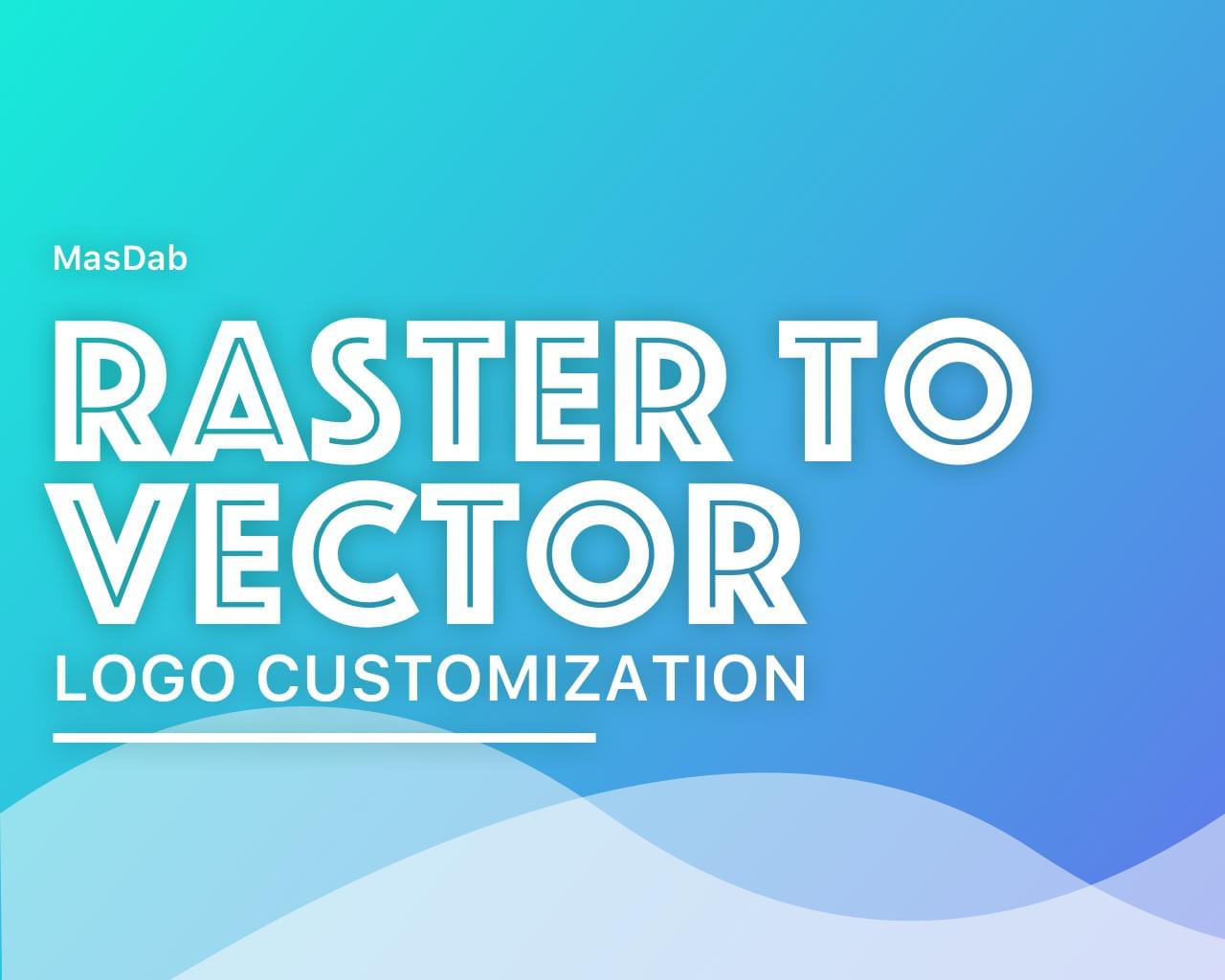 Raster Logo - Raster Logo Image to Vector Conversion by masdab on Envato Studio