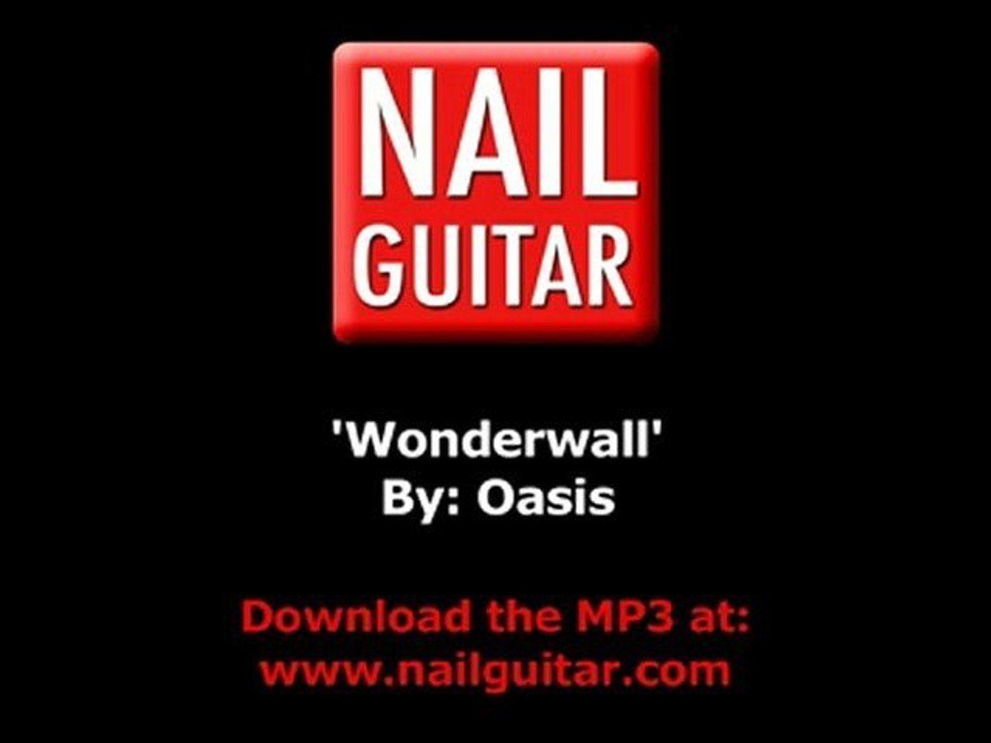 Wonderwall Logo - Wonderwall by Oasis along backing track / regular and