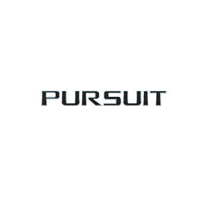 Pursuit Logo - 3D Emblem PURSUIT for Charger PURSUIT Chrome with Black