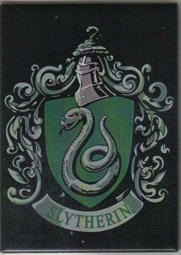 Slytherin Logo - Harry Potter House of Slytherin Logo Crest Refrigerator Magnet