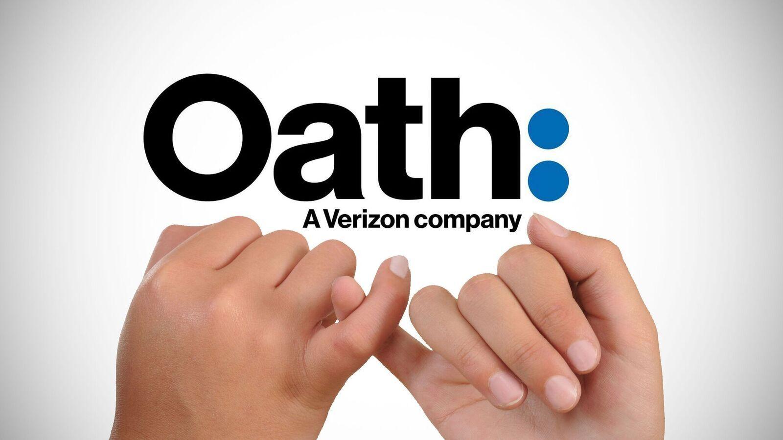 Oath Logo - Yahoo + AOL = Oath, for some reason