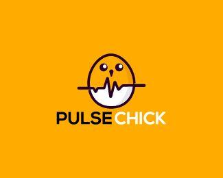 Chick Logo - Pulse Chick Designed by SimplePixelSL | BrandCrowd