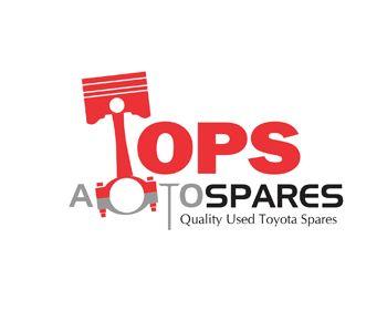 Spares Logo - Tops Auto Spares Logo Design