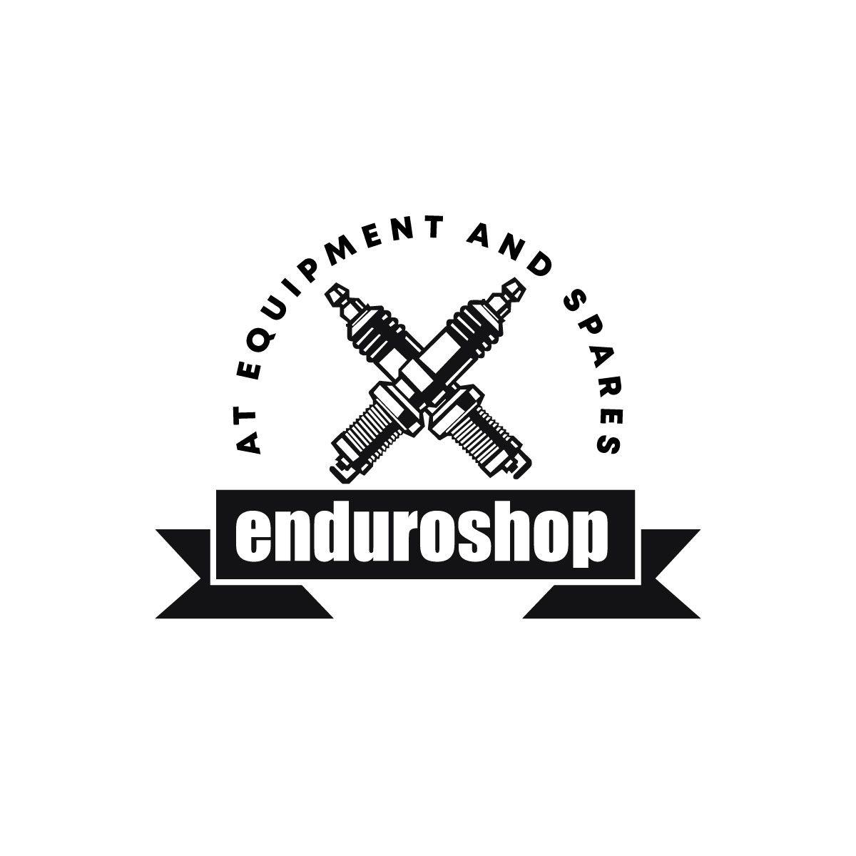 Spares Logo - Modern, Masculine Logo Design for enduroshop.at equipment and spares