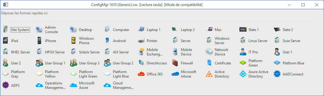 ConfigMgr Logo - SCCM 1610] System Center Configuration Manager Visio Shapes (Stencil ...