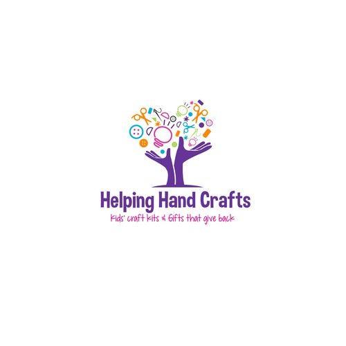 Crafts Logo - Convey two meanings within one logo for Helping Hand Crafts - can it ...